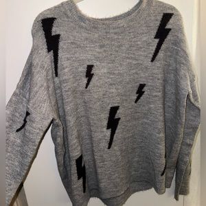 NWOT Lightening Bolt Sweater